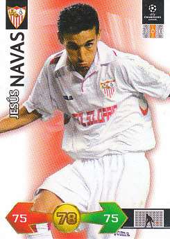 Jesus Navas Sevilla FC 2009/10 Panini Super Strikes CL #303